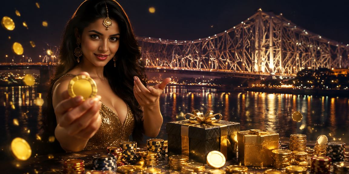 Online poker and casino game session in India